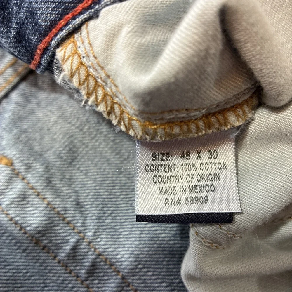Cremieux Relaxed Fit Straight Jeans SZ 48/30 (29) Big & Tall Medium Wash EUC